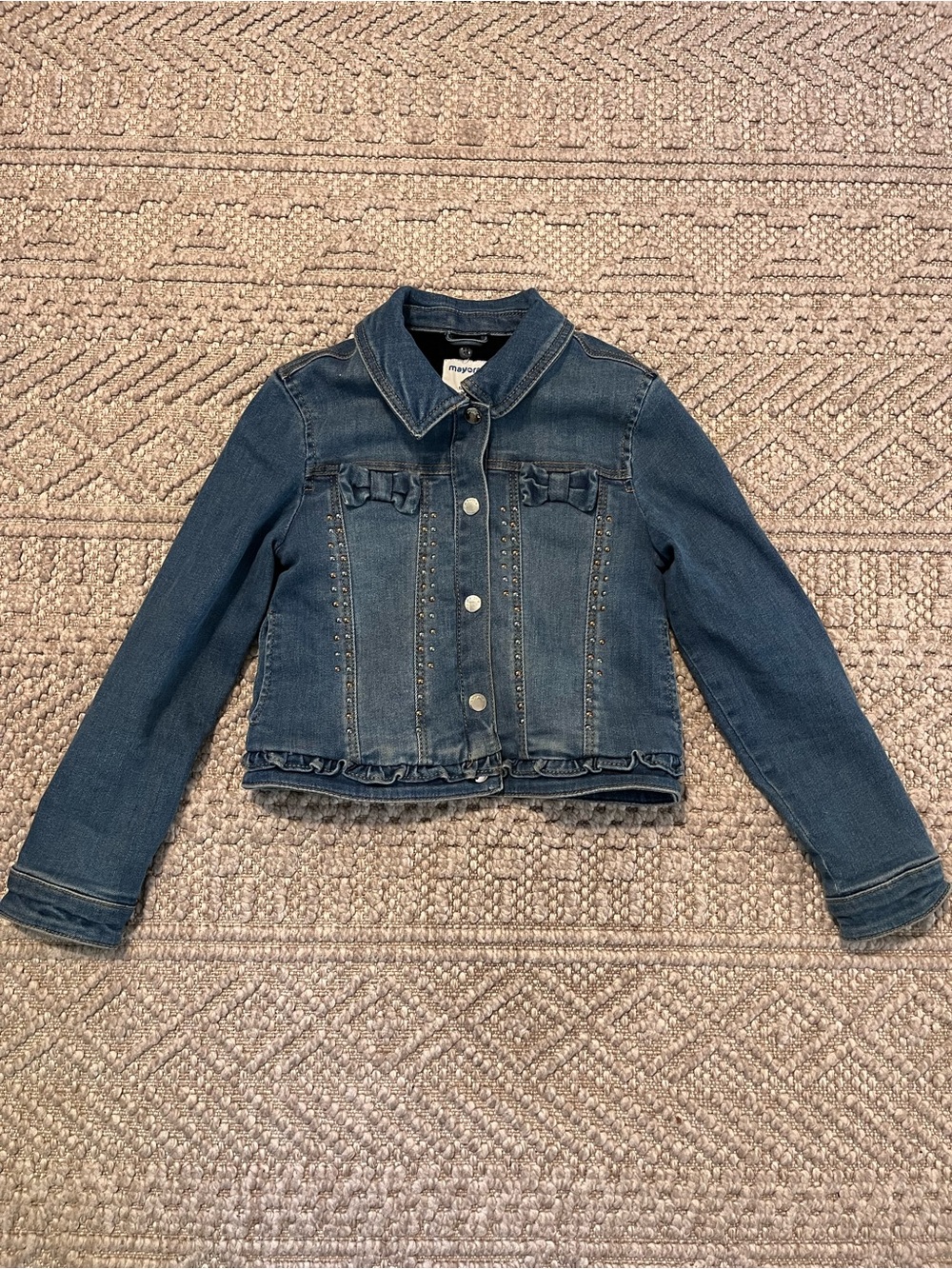Mayoral Embellished Denim Jacket